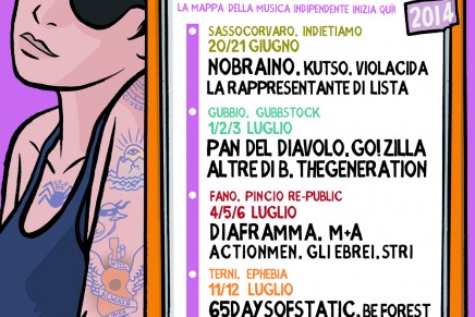 Indiepolitana 2014: 20 giugno – 10 agosto
