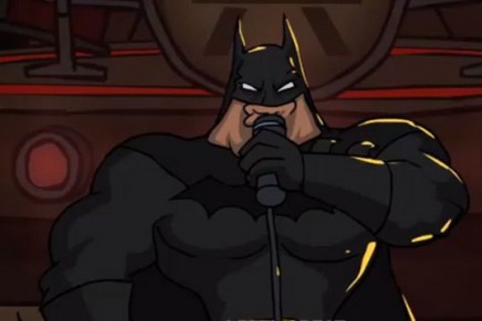 Batman is a metalhead