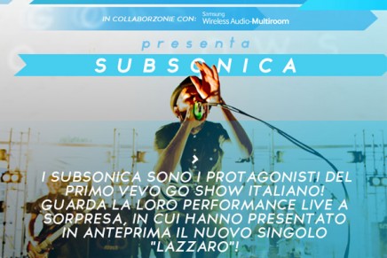 Subsonica al Vevo Go Show Italia