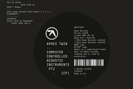 Aphex Twin: un nuovo Ep in arrivo