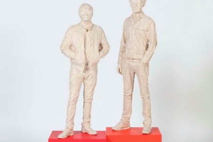 Daft Punk: ecco la scultura che li ritrae