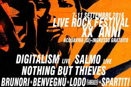 Nothing But Thieves e Digitalism al Live Rock Festival