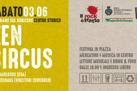 IL ROCK È TRATTO festival: sabato 3 giugno la XXII edizione