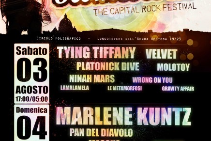 ROMEROCK FESTIVAL – Roma 3 e 4 Agosto @ Circolo Poligrafico