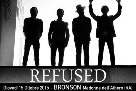 I Refused tornano in Italia per due date a ottobre I Refused tornano in Italia per due date a ottobre