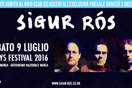 I Sigur Rós in Italia per un’unica data all’I-DAYS Festival