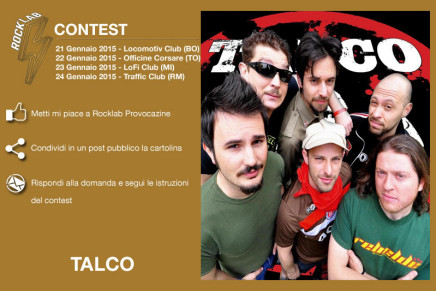 Contest: vinci due biglietti e l’ultimo disco dei Talco