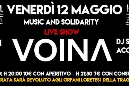 Serata di solidarietà all’Hi-Hat Play Live di Collecorvino con i Voina